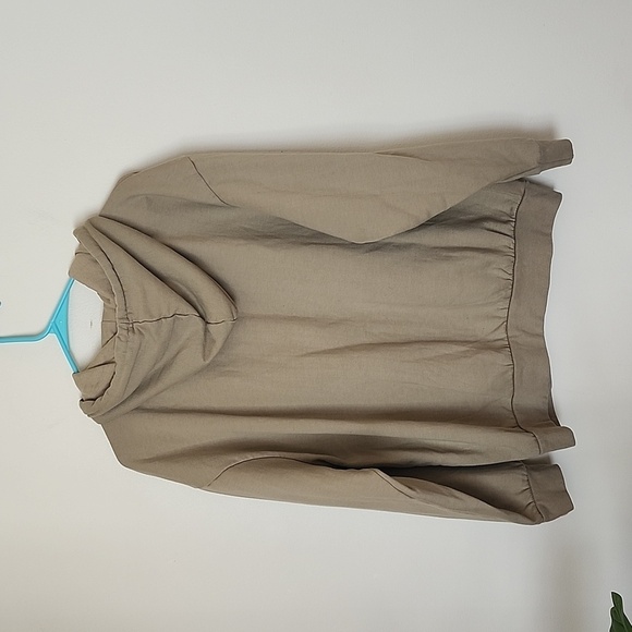 Playboy tan pullover hoodie, box logo, playboy bunny, large. - Picture 7 of 7